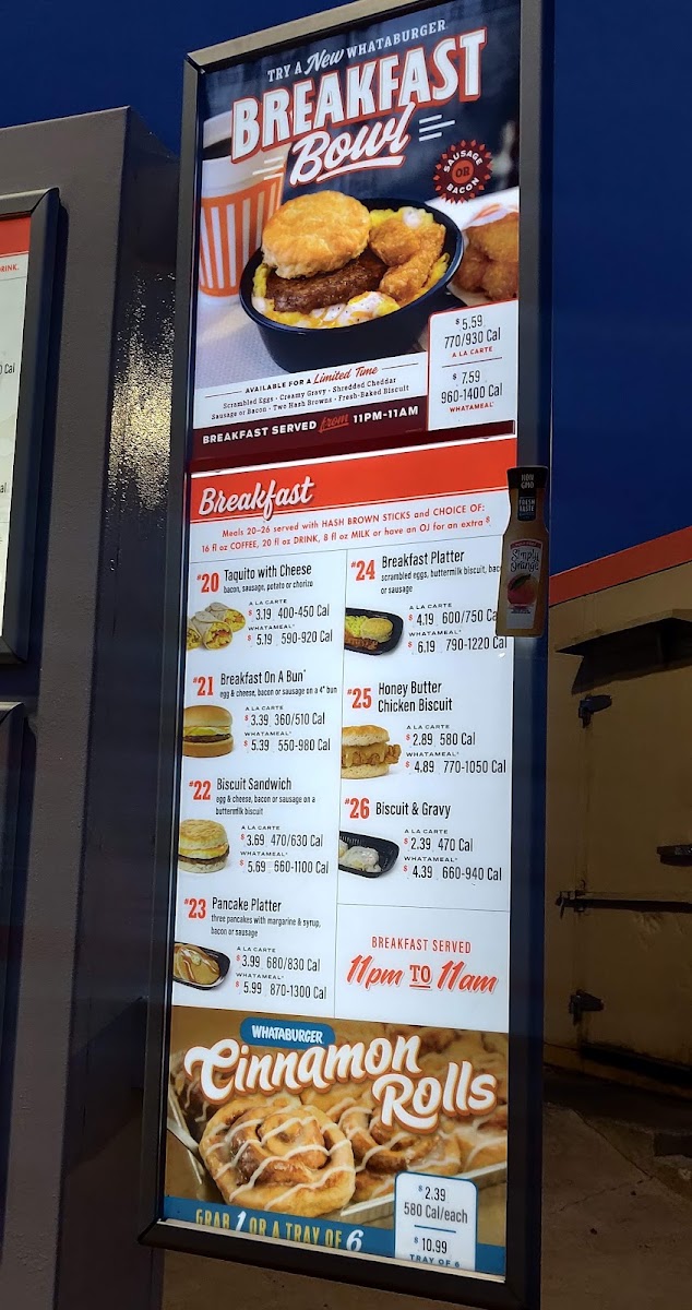 Whataburger Victoria Menu-3